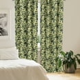 thumbnail image 2 of Ambesonne Camouflage Curtains, Pale Clothing Motif, Pair of 28"x84", Green Yellow, 2 of 5