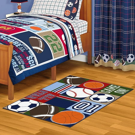 Mainstays All Stars Nylon Rectangle Rug, 39" x 40"