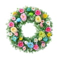 thumbnail image 3 of Corona decorativa para puerta, guirnalda de flores artificiales, decoración colgante para boda 35 centímetros, 3 of 8
