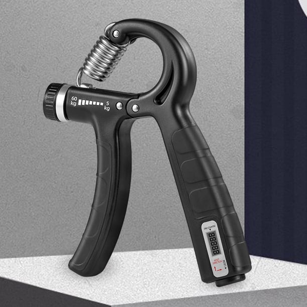 Fortalecedor de agarre de mano perfecl antideslizante portátil Negro
