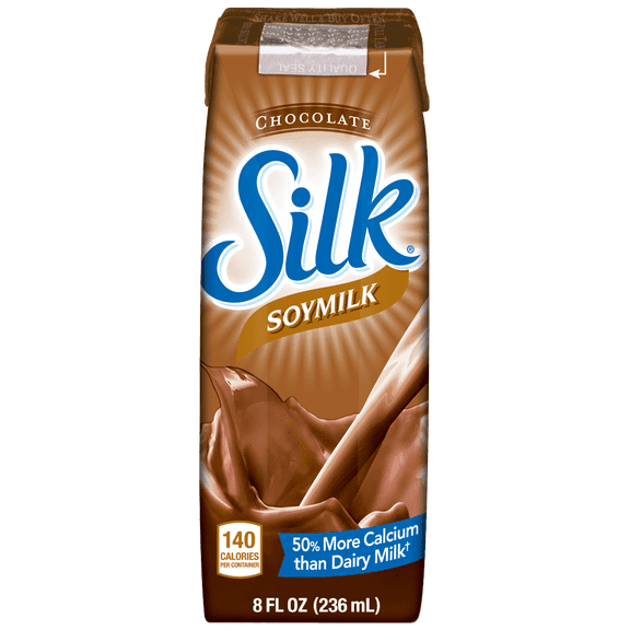 (18 count) Silk Soymilk, Chocolate, 8 fl oz