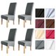 thumbnail image 1 of 4 Uds funda para silla de Color sólido Protector de silla elástico antideslizante extraíble Leyfeng Cubierta de la silla, 1 of 7