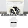 thumbnail image 2 of NFTIGB Washer Drainage Pump Drain Outlet Seal Cover Plug Fit for Siemens WM1095 1065 WD7205 Washing Machine 6.3cm / 2.5in Heavy Duty Replacement Part White Color Professional Grade (1 Count), 2 of 9