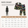 thumbnail image 4 of Lsque Bright Mushrooms Pattern Long Sleeve Pajama Set for Women - Soft 2-Piece Sleepwear and Loungewear Set with Pockets, Comfy Nightwear-Medium, 4 of 7