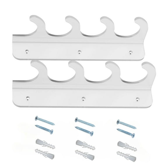 Multipurpose Fishing Rods Wall Storage Rack with Protective Coating Home Accessory for Bedroom Supplies Decoration