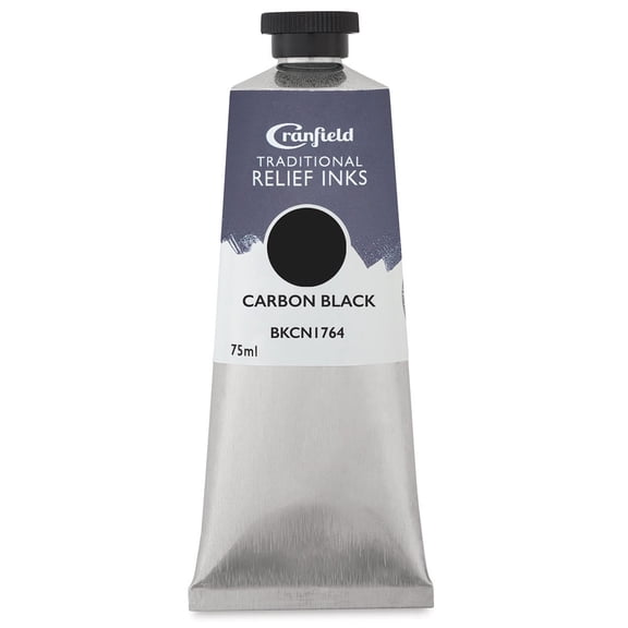 Cranfield Traditional Relief Ink - Carbon Black, 75 ml