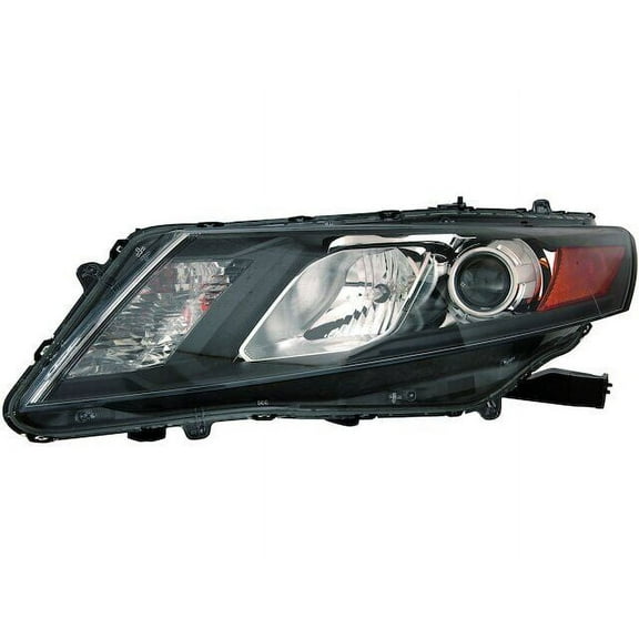 Left Driver Side Headlight Assembly - Compatible with 2010 - 2011 Honda Accord Crosstour