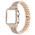 thumbnail image 1 of Five Beads Metal Watch Strap+Anti-Wear Protective Case for Apple Watch Series 3/2/1 38mm, 1 of 5