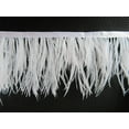 thumbnail image 6 of Feathers Sewing Fringe Trim Ribbon,78.7Inx3.15-4.3In Wide White Ostrich Feathers Trim Fringe for Latin,Wedding,Dress,DIY,Crafts Decoration, 6 of 6