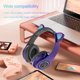 thumbnail image 3 of Bonitos audífonos para juegos con orejas de gato de baja latencia compatibles con Bluetooth para música deportiva, 3 of 5