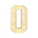 thumbnail image 2 of Tablero digital KT para decoración de escenas | Fondo con números luminosos iluminados | Instalación fácil con encaje rápido | Marco de letras para fiesta de cumpleaños y graduación | Decoración, 2 of 3