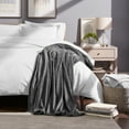 thumbnail image 4 of Bare Home Ultra Soft Microplush Velvet Blanket - Luxurious Fuzzy Fleece Fur - All Season Premium Bed Blanket (King, Gray), 4 of 6