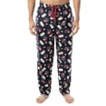 thumbnail image 4 of Fruit of the Loom Men's Holiday and Plaid Print Soft Microfleece Pajama Pant 2-Pack Bundle, 4 of 15