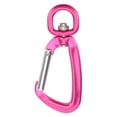 thumbnail image 1 of Snap Hook, Aluminum Alloy Snap Link Simple Ultra Light Anti Entanglement Compact  For Hammock For Keychains For Dog Leash Rose Red,Silver,Black, 1 of 8