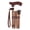 Cognac, variant on Switch Sticks Walking Cane for Men or Women, Foldable and Adjustable from 32-37 Inches, FSA and HSA Eligible, Engraved Azure