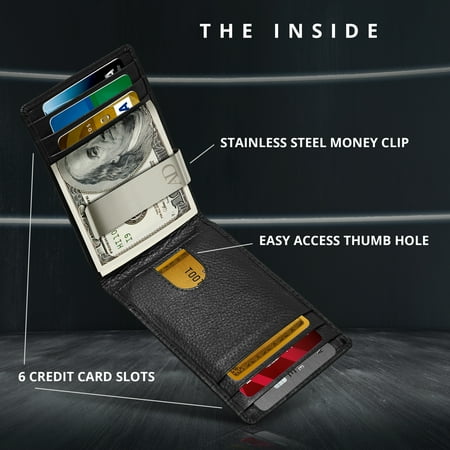 Access Denied - Slim Bifold Wallets For Men - Money Clip Wallet RFID ...