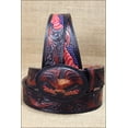 thumbnail image 2 of Tony Lama Men's American Heritage Eagle Belt Brown 26, 2 of 4