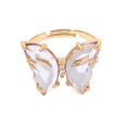 thumbnail image 4 of Bague Transparente Couleur Papillon pour Femme Ins Filet Rouge Mode Fille, 4 of 8