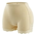 thumbnail image 4 of Visland High Waist Non-slip Elastic Waistband Lace Trim Women Panties Padded Fake Butt Lifter Corrective Underpants, 4 of 6