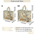 thumbnail image 2 of FORMRS Womens Corduroy Tote Bag Crossbody Shoulder Handbag with Pocket, Deer Pattern, 2 of 7