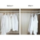 thumbnail image 5 of Paquete de 30 ganchos de plástico para colgar ropa, para ahorrar espacio en el armario y organizarlo de manera eficiente, 5 of 5