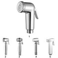thumbnail image 4 of Plástico ABS Inodoro De Mano Bidet Grifo Mezclador Douche Grifo Cabeza 10cm, 4 of 8