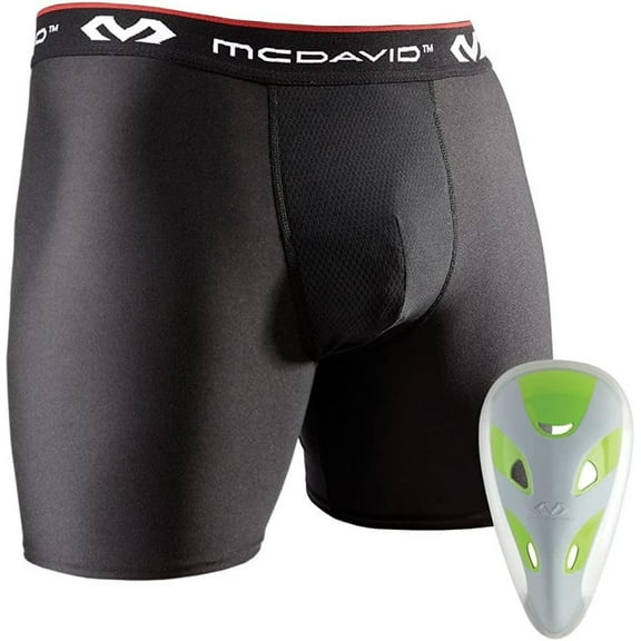 Mcdavid Boxer Short w/Protective Flex Cup, Youth, Teen & Adult Sizes