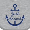 thumbnail image 4 of Inktastic Just Arrived Nautical Anchor Boys or Girls Baby Bib, 4 of 4