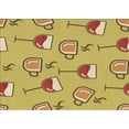 thumbnail image 1 of Ahgly Company Machine Washable Indoor Rectangle Transitional Bright Gold Yellow Area Rugs, 7' x 10', 1 of 7