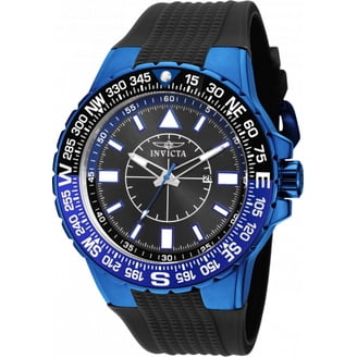 Invicta Specialty Men 45mm Stainless Steel Silver Blue+White dial