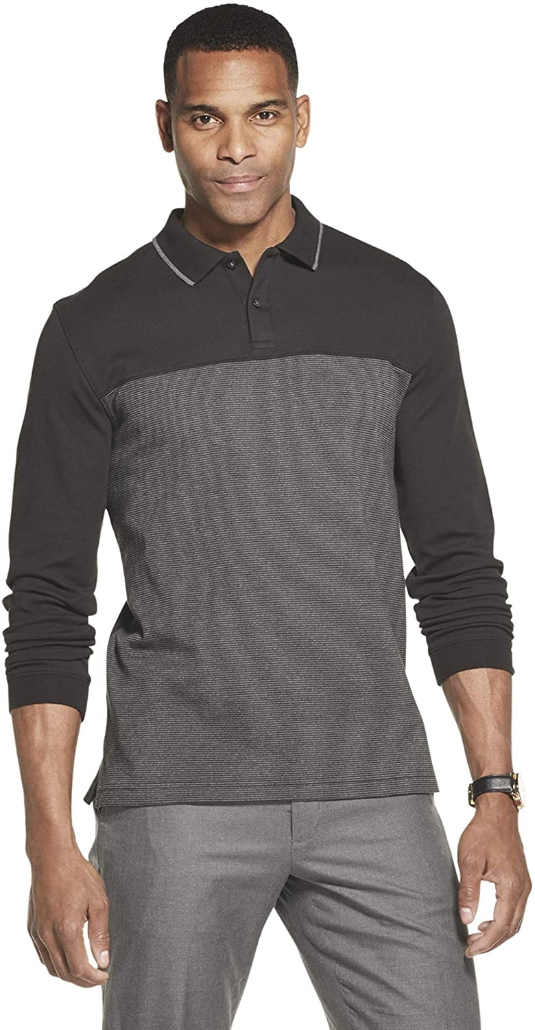 Flex Long Sleeve Jaspe Polo Shirt 