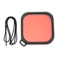 thumbnail image 1 of Dive Housing Filter, Correct Color Waterproof Case Dive Filter High Hardness Portable  For Action Camera Red Filter, 1 of 8