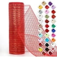 thumbnail image 1 of Mesh Ribbon for Wreaths 10 Inch x 30 Foot Wreath Mesh Rolls with Shiny Metallic Foil for Easter Christmas Party Wedding Home Decor DIY Craft Projects and Gift Wrapping, 1 of 7