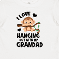 thumbnail image 4 of Inktastic Monkey I Love Hanging out with My Grandad Boys or Girls Baby T-Shirt, 4 of 5