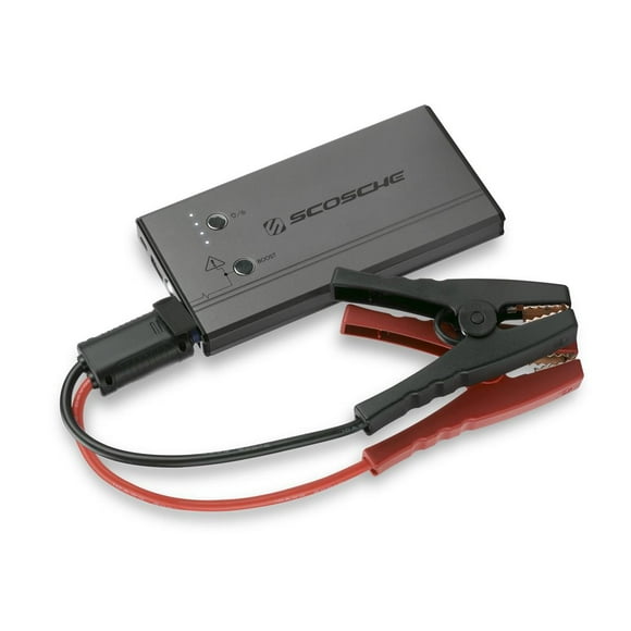 Scosche Industries Battery Portable Jump Starter PBJ300-1 PowerUp; Use To Power-Up Dead Batteries On Car/Trucks/Boats/ATV/UTV; 300 Peak Amp; With 2 Amp USB Outlet