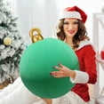 thumbnail image 5 of 24 Inch Inflatable Velvet Christmas Balls,24 In Giant Inflatable Velvet Christmas Balls,Inflatable Flocked Christmas Large Holiday Inflatables Outdoor Decorations,Christmas Blow Up Yard Decor, 5 of 9