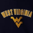 thumbnail image 4 of Women's Navy West Virginia Mountaineers Arch & Logo 1 Pullover Hoodie, 4 of 4