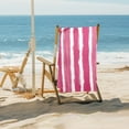 thumbnail image 4 of Litrail Oversized Striped Beach Towel for Adults Unisex - 150x75cm Polyester Sand Resistant Fade Resistant - Machine Washable for Beach, Pool, Travel & Camping, 4 of 6