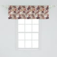 thumbnail image 2 of Ambesonne Tropical Palm Window Valance, Exotic Forest Pattern, 54" X 18", Multicolor, 2 of 3