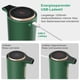 thumbnail image 4 of Dispensador de jabón automático Dispensador de jabón eléctrico recargable con sensor infrarrojo 300 ml Dispensador de jabón automático sin contacto Verde para cocina y ducha, 4 of 5
