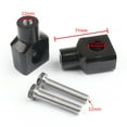 thumbnail image 2 of 7/8″22mm Motor Aluminium Handle Bar Mount Risers Clamp For ATV Quad Dirt Black, 2 of 4