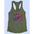 thumbnail image 3 of Future Is You Retro Futuristic Racerback Tank Women -Image by Shutterstock, Female XX-Large, 3 of 4