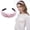 Pink, variant on Retro Ribbed Knotted Headbands For Women Wide Plain Color Turban Hairband Knot Stretchy Hair Hoop Headwrap Hair Accessories White