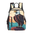 thumbnail image 1 of Balery Cartoon Iceberg Bald Eagle Mochila Ligera para Hombres y Mujeres – Resistente y Impermeable, Ideal para la Escuela, el Trabajo, los Viajes y el Uso Diario, 1 of 7
