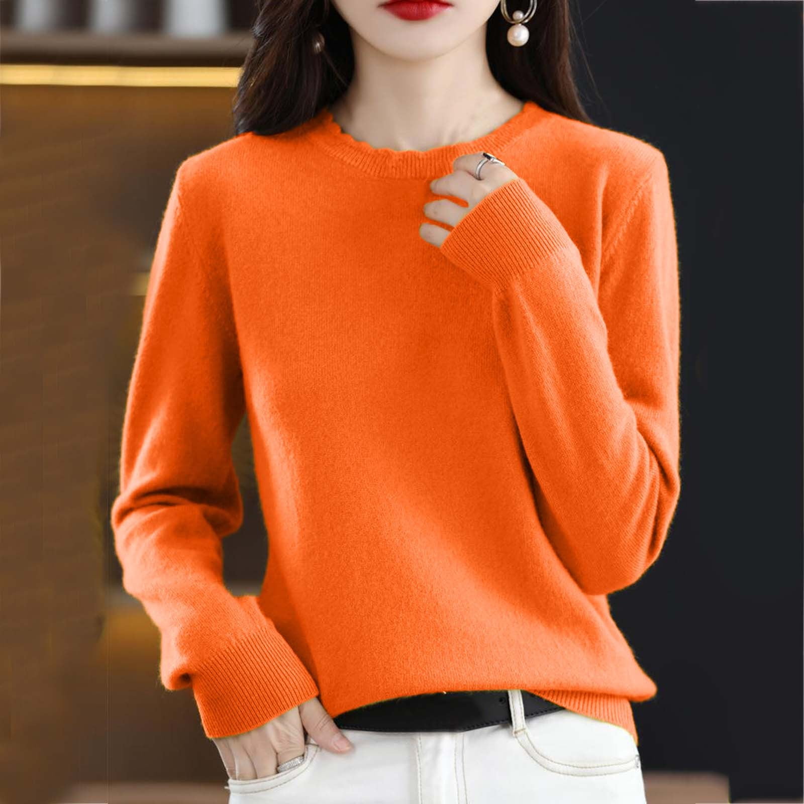 Haut Thermique Grande Taille Femme - Manches Longues En Coton Et Modal, Pour L'automne Et L'hiver