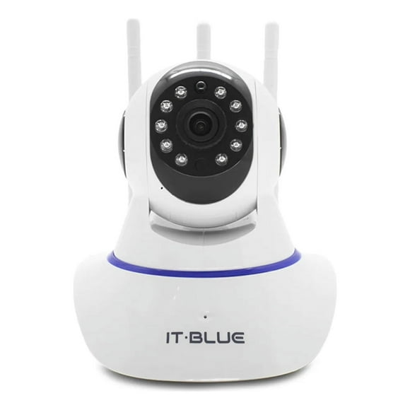 Camara Interior Seguridad 3mpx Yoosee 360°audio V/n It-blue