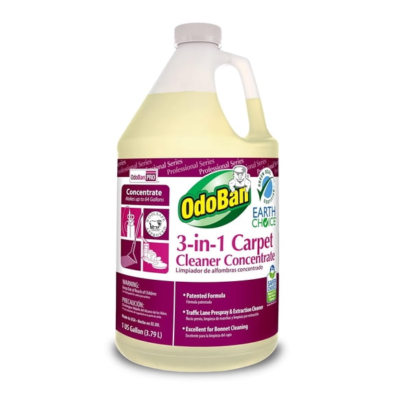 3-in-1 Carpet Cleaner Concentrate (1 Gallon) and Ready-to-Use Biostain and Odor Remover (1 Gallon)
