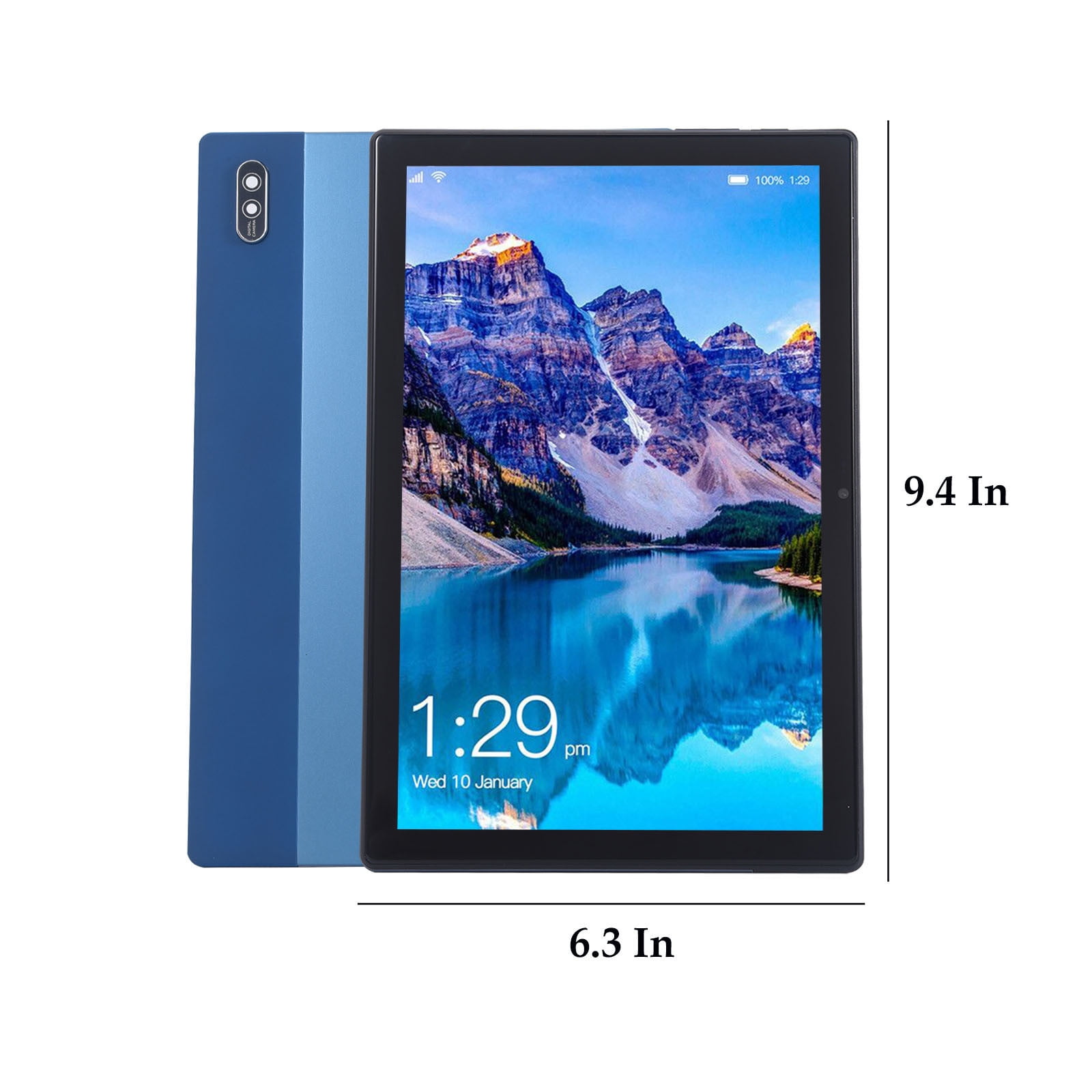 10-inch Android Tablet, MTK6750 Octa-Core Processor, 4GB RAM, 32GB Storage, 5MP Front & 13MP Rear Camera, SIM Support, WiFi, GPS