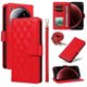 thumbnail image 1 of For Xiaomi 15 Ultra Wallet Case Rhombus Leather Phone Cover with Strap - Green, 1 of 5