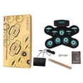 thumbnail image 2 of Juego de Batería Electrónica Almohadilla de Práctica de Batería Enrollable Portátil Juguete de Educación Temprana con Pedal de Altavoz Dual para Niños ANGGREK  Otros, 2 of 8